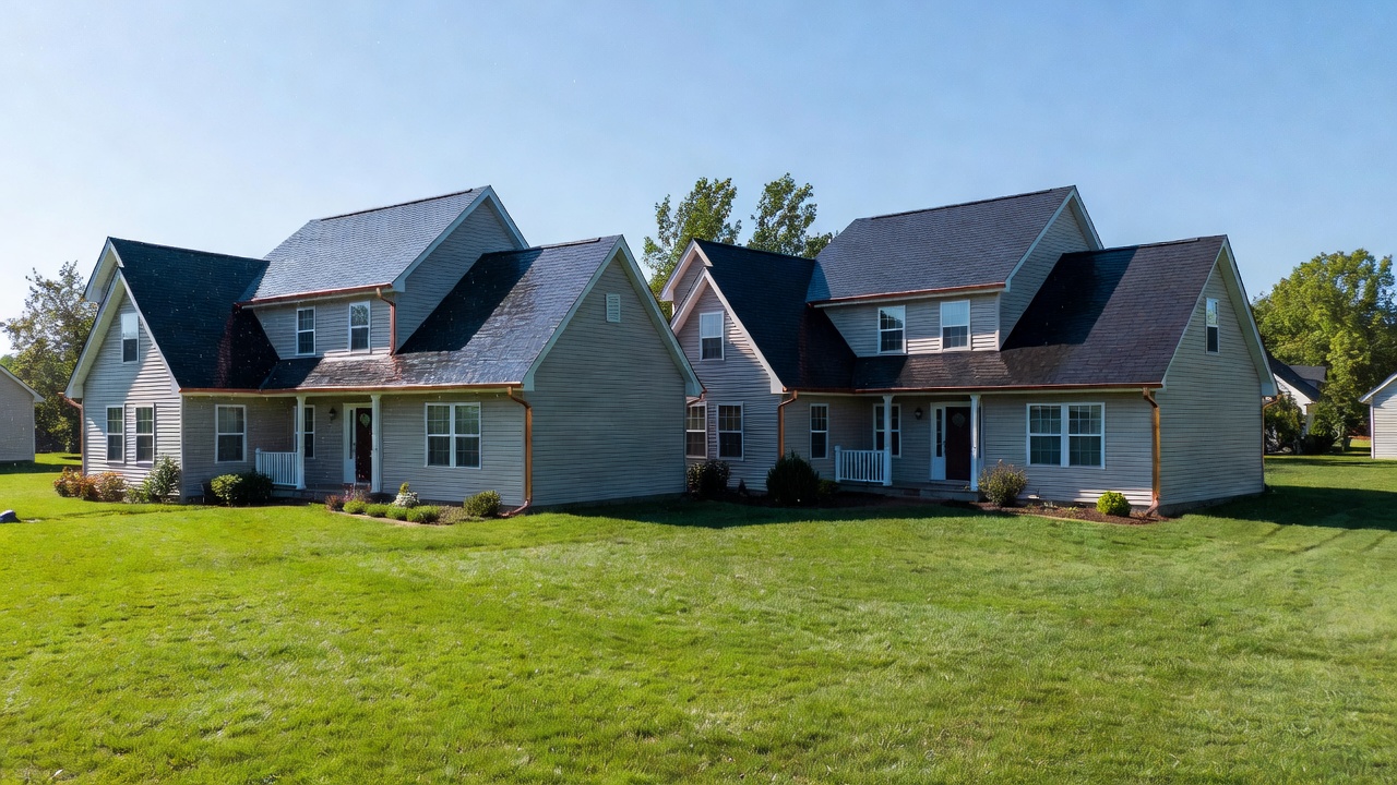 New architectural shingle roof